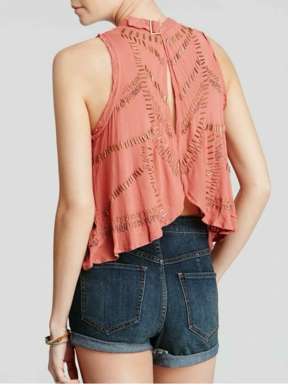 Free People Ferris Wheel Open Back Top - Picture 2 of 7